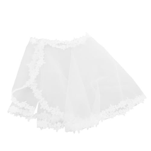 FOMIYES Atmungsaktives Spitzen Cape Weiß Leichtes Blumenmädchen Schal für Frühling Sommer Weiches Mesh Vielseitig Kombinierbar für Hochzeiten Partys und Alltag FOMIYES Atmungsaktives Spitzen Cape Weiß Leichtes Blumenmädchen Schal für Frühling Sommer Weiches Mesh Vielseitig Kombinierbar für Hochzeiten Partys und Alltag von FOMIYES