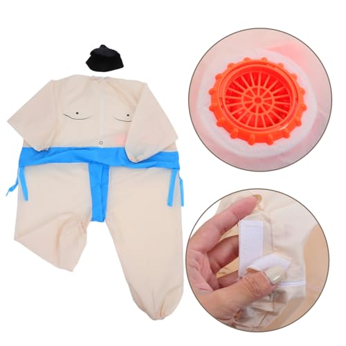 FOMIYES Aufblasbarer Sumoringer Kostüm Erwachsene Lustiges Leicht Aufblasbares Wrestling Outfit für Männer und Frauen für Halloween Karneval und Geburtstagspartys von FOMIYES