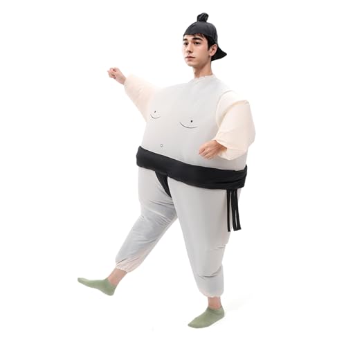 FOMIYES Aufblasbarer Wrestling Anzug Kostüm Aufblasbar Lustig Halloween Cosplay Bühnenoutfit Polyester Schnell Aufblasbar Robust Vielseitig Einsetzbar von FOMIYES