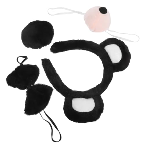 FOMIYES Bärenohr Stirnband Bärenkostüm Stirnband Bärenparty Kostüm Bärenohr Kopfbedeckung Bärenkostüm Und Nase Kunststoff FOMIYES Bärenohr Stirnband Bärenkostüm Stirnband Bärenparty Kostüm Bärenohr Kopfbedeckung Bärenkostüm Und Nase Kunststoff von FOMIYES