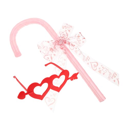 FOMIYES Bogenkrücken Halloween Bowknot Sticks Bogen kostüm zubehör Cosplay-Party-Accessoires Rollenspiel-Partyzubehör Herzpfeil Sonnenbrille Candy Cane Costum Requisiten Schwamm rot FOMIYES Bogenkrücken Halloween Bowknot Sticks Bogen kostüm zubehör Cosplay-Party-Accessoires Rollenspiel-Partyzubehör Herzpfeil Sonnenbrille Candy Cane Costum Requisiten Schwamm rot von FOMIYES