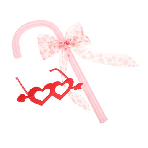 FOMIYES Bogenkrücken Herzpfeil Sonnenbrille Bogen kostüm zubehör Sonnenbrille Bogen und Valentinstagstanzzubehör Cosplay-Bühnenrequisiten Stocktanz-Requisiten Schwamm Rosa FOMIYES Bogenkrücken Herzpfeil Sonnenbrille Bogen kostüm zubehör Sonnenbrille Bogen und Valentinstagstanzzubehör Cosplay-Bühnenrequisiten Stocktanz-Requisiten Schwamm Rosa von FOMIYES