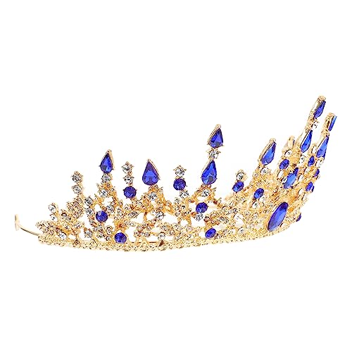 FOMIYES Luxuriöses Hochzeits-kopfstück Strass-krone Stilvolle Braut-kopfbedeckung Perfektes Party-accessoire FOMIYES Luxuriöses Hochzeits-kopfstück Strass-krone Stilvolle Braut-kopfbedeckung Perfektes Party-accessoire von FOMIYES