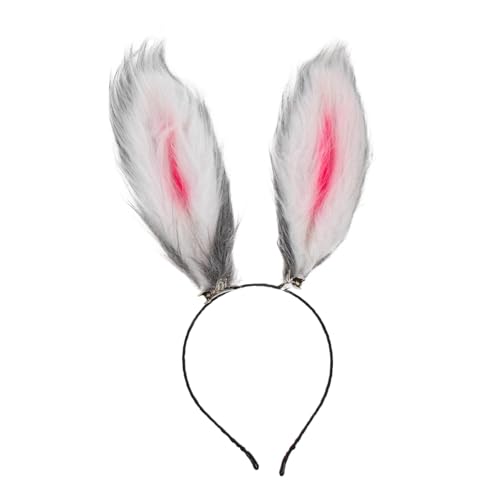 FOMIYES Bunny Ear Headband Kuscheliges Hasenohren Stirnband Flauschiges Cosplay Haaraccessoire für Party Kostüm Ostern Erwachsene FOMIYES Bunny Ear Headband Kuscheliges Hasenohren Stirnband Flauschiges Cosplay Haaraccessoire für Party Kostüm Ostern Erwachsene von FOMIYES