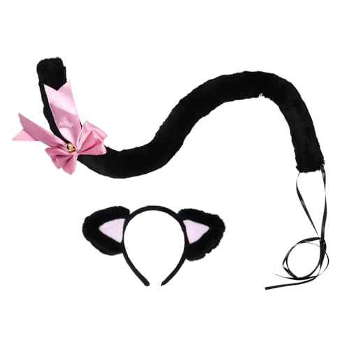 FOMIYES Cosplay Katzenohren Haarreif und Niedliches Katzenkostüm Zubehör für Party Halloween Karneval Leicht und Tragbar für Rollenspiele und Festliche Anlässe FOMIYES Cosplay Katzenohren Haarreif und Niedliches Katzenkostüm Zubehör für Party Halloween Karneval Leicht und Tragbar für Rollenspiele und Festliche Anlässe von FOMIYES