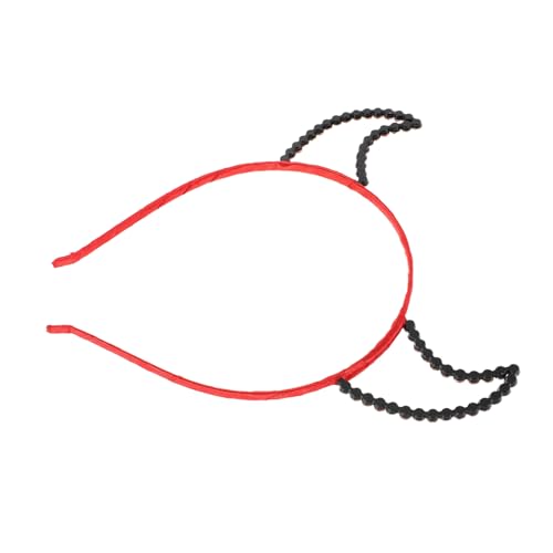 FOMIYES Dämon Horn Stirnband Haarband für Kostümpartys Halloween-Hörner Halloween-Schafe Dämonen Zubehör dekorativer Haarreif Halloween-Cosplay-Zubehör Hörner Kopfbedeckung Plastik rot FOMIYES Dämon Horn Stirnband Haarband für Kostümpartys Halloween-Hörner Halloween-Schafe Dämonen Zubehör dekorativer Haarreif Halloween-Cosplay-Zubehör Hörner Kopfbedeckung Plastik rot von FOMIYES