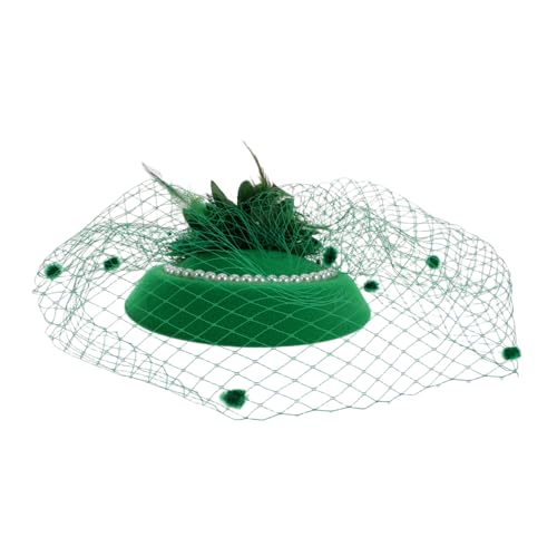 FOMIYES Damen Kopfbedeckung mit kleinem Hut Kopfbedeckung für Tee pasrty Hochzeitskopfschmuck eleganter Schleierhut Party-Accessoires frauen stirnband Kunststoff Black FOMIYES Damen Kopfbedeckung mit kleinem Hut Kopfbedeckung für Tee pasrty Hochzeitskopfschmuck eleganter Schleierhut Party-Accessoires frauen stirnband Kunststoff Black von FOMIYES