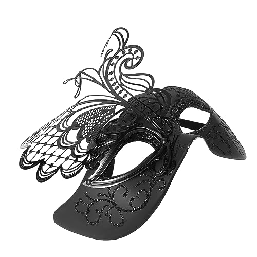 FOMIYES Dekorative Schmetterlingsmaske für Erwachsene Halbgesichtsmaske für Karneval Halloween und Partys Leicht und zu Tragen Einzigartiges Cosplay Zubehör FOMIYES Dekorative Schmetterlingsmaske für Erwachsene Halbgesichtsmaske für Karneval Halloween und Partys Leicht und zu Tragen Einzigartiges Cosplay Zubehör von FOMIYES
