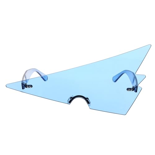 FOMIYES Dreieckige Linsenlose Partybrille aus Robustem PC Material Modische Leichte Faschingsbrille für Frauen Geeignet für Karneval Halloween und Tanzveranstaltungen FOMIYES Dreieckige Linsenlose Partybrille aus Robustem PC Material Modische Leichte Faschingsbrille für Frauen Geeignet für Karneval Halloween und Tanzveranstaltungen von FOMIYES
