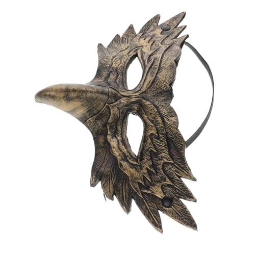 FOMIYES Eagle Mask für Kostümpartys Realistische Tiermaske PU für Karneval Cosplay und Ergonomisches Design Detailreiche Gestaltung für Erwachsene von FOMIYES