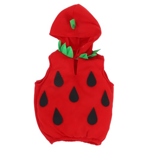 FOMIYES Erdbeerkleid Für Kleinkinder Obstkostüm Für Junge Mädchen Süßes Erdbeerkostüm Mit Hut Bodysuit-overall Für Neugeborene Originelles Kostüm Für Halloween Cosplay-kleid FOMIYES Erdbeerkleid Für Kleinkinder Obstkostüm Für Junge Mädchen Süßes Erdbeerkostüm Mit Hut Bodysuit-overall Für Neugeborene Originelles Kostüm Für Halloween Cosplay-kleid von FOMIYES