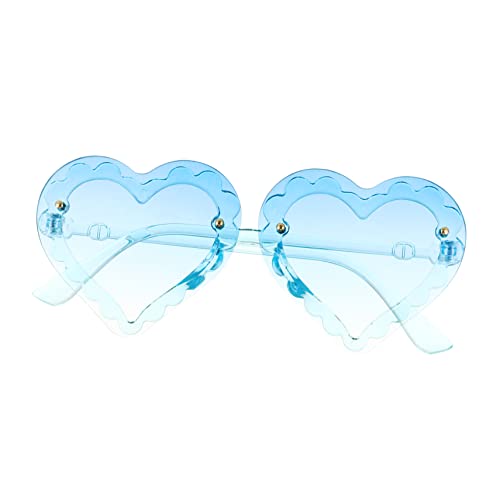 FOMIYES Farbenfrohe Brille Kindersonnenbrille Junggesellin Partybrille für geformt herz brille Herz-Sonnenbrille für Kleinkinder Sonnenbrille Kleinkind Junge Kinderbrille Stk Blau FOMIYES Farbenfrohe Brille Kindersonnenbrille Junggesellin Partybrille für geformt herz brille Herz-Sonnenbrille für Kleinkinder Sonnenbrille Kleinkind Junge Kinderbrille Stk Blau von FOMIYES