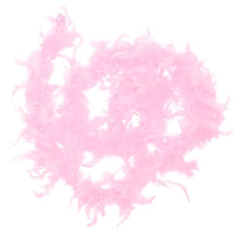 FOMIYES Federstreifendekoration Partyzubehör Dekorationen Partyboa Bunte Boa Kind Boa-Zubehör zum Selbermachen Boa-Flapper-Zubehör Thanksgiving -Kostüm Kostümkleid Boas Boa-Kleidung Rosa von FOMIYES