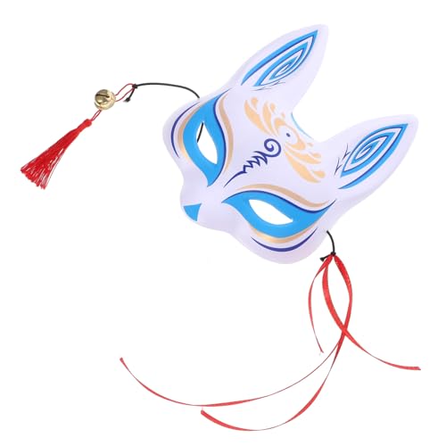 FOMIYES Fuchsmaske Cosplay Halbgesichtsmaske im Japanischen Wiederverwendbare Tiermaske für Maskenball Karneval Partys Einzigartige Auffällige Dekoration FOMIYES Fuchsmaske Cosplay Halbgesichtsmaske im Japanischen Wiederverwendbare Tiermaske für Maskenball Karneval Partys Einzigartige Auffällige Dekoration von FOMIYES