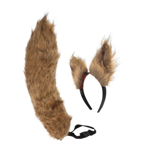 FOMIYES Fuchsohren Haarreif und Flauschiger Fuchsschwanz Weiches Sicheres Material Bequemes Tierkostüm Zubehör für Halloween Cosplay Karneval Party Verkleidung FOMIYES Fuchsohren Haarreif und Flauschiger Fuchsschwanz Weiches Sicheres Material Bequemes Tierkostüm Zubehör für Halloween Cosplay Karneval Party Verkleidung von FOMIYES