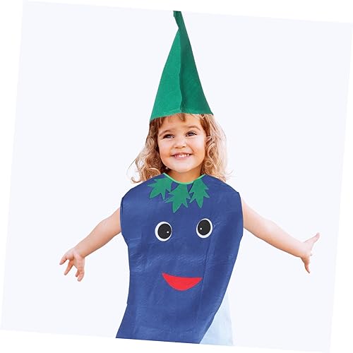 FOMIYES Gemüse Kostüm Aubergine Bequemes Party und Bühnenoutfit für Strapazierfähiges Sicheres Material für Karneval Fasching und Halloween für Auftritte und Cosplay von FOMIYES