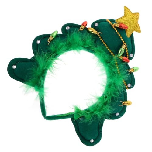 FOMIYES Glänzendes Weihnachtsbaum Stirnband Leichtes Haarschmuck Accessoire für Frauen und Weihnachtliche Kopfbedeckung für Festliche Partys und Familienfeiern FOMIYES Glänzendes Weihnachtsbaum Stirnband Leichtes Haarschmuck Accessoire für Frauen und Weihnachtliche Kopfbedeckung für Festliche Partys und Familienfeiern von FOMIYES
