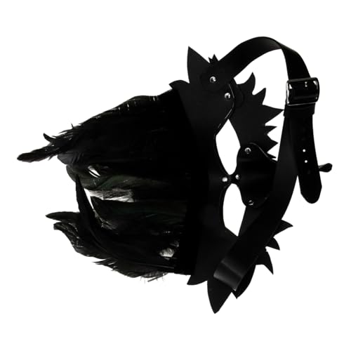 FOMIYES Gothic Steampunk Vogelmaske für Frauen Halloween Kostümzubehör Maske für Maskerade Partys Langlebig Auffälliges Design Leicht Tragbar mit Federn FOMIYES Gothic Steampunk Vogelmaske für Frauen Halloween Kostümzubehör Maske für Maskerade Partys Langlebig Auffälliges Design Leicht Tragbar mit Federn von FOMIYES