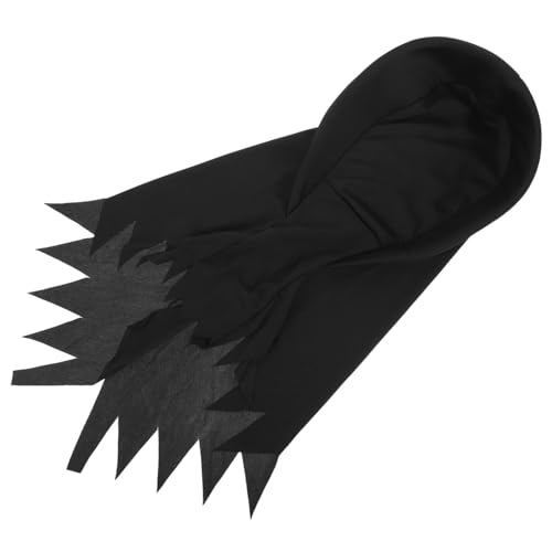 FOMIYES Grim Reaper Vollgesichtsmaske Halloween Kostümmaske mit Kapuze Atmungsaktive Leichte Totenkopf Verkleidung für Rollenspiele Fasching Gruselige Halloween Feiern von FOMIYES