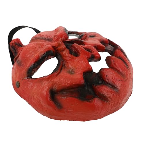 FOMIYES Gruselige Kürbismaske aus Langlebigem Pu Unisex Halloween Kostümzubehör für Erwachsene und Sichere und Komfortable Gesichtsmaske für Karneval Cosplay und Party FOMIYES Gruselige Kürbismaske aus Langlebigem Pu Unisex Halloween Kostümzubehör für Erwachsene und Sichere und Komfortable Gesichtsmaske für Karneval Cosplay und Party von FOMIYES
