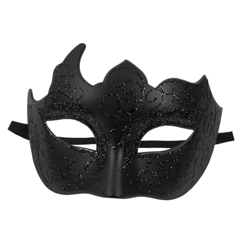 FOMIYES Halbe Gesichtsmaske Karneval Maskerade Maske Maskerademaske Für Männer Und Frauen Venezianische Maskerade Maske Halbmaske Halloween-party-maske Karneval-cosplay Schwarz Plastik FOMIYES Halbe Gesichtsmaske Karneval Maskerade Maske Maskerademaske Für Männer Und Frauen Venezianische Maskerade Maske Halbmaske Halloween-party-maske Karneval-cosplay Schwarz Plastik von FOMIYES