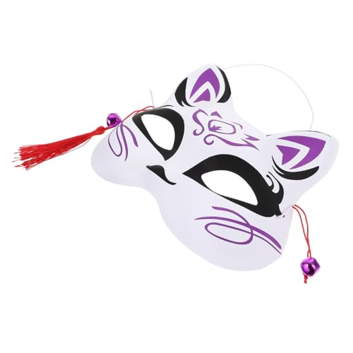 FOMIYES Halbgesicht Fuchs Maske für Halloween Japanischer Stil Cosplay Tiermaske für Karneval Partys und Kostüme Einzigartiges Dekoratives Zubehör für Erwachsene FOMIYES Halbgesicht Fuchs Maske für Halloween Japanischer Stil Cosplay Tiermaske für Karneval Partys und Kostüme Einzigartiges Dekoratives Zubehör für Erwachsene von FOMIYES