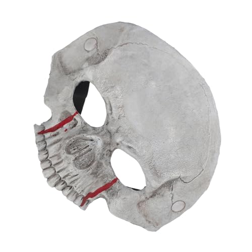 FOMIYES Halbmaske Halloween Schädel Maske aus Leichtem Schaumstoff Ergonomisch Geformte Horror Halbschädel Maske für Erwachsene Gruselige Party und Cosplay Verkleidung FOMIYES Halbmaske Halloween Schädel Maske aus Leichtem Schaumstoff Ergonomisch Geformte Horror Halbschädel Maske für Erwachsene Gruselige Party und Cosplay Verkleidung von FOMIYES