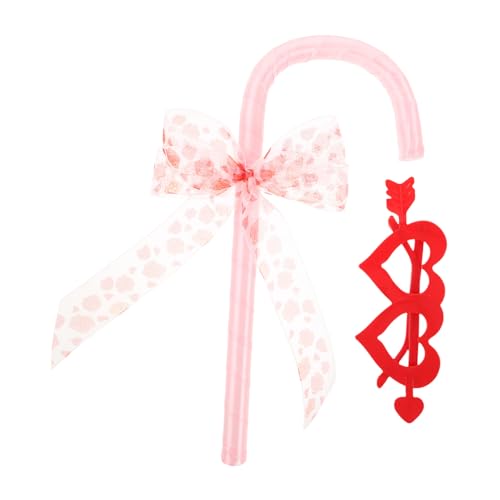 FOMIYES Halloween Bowknot Candy Cane mit Herzpfeil Sonnenbrille Tanzparty Bühnenrequisiten Vielseitiges Kostümaccessoire für Valentinstag und Rollenspiel Einheitsgröße Rosa FOMIYES Halloween Bowknot Candy Cane mit Herzpfeil Sonnenbrille Tanzparty Bühnenrequisiten Vielseitiges Kostümaccessoire für Valentinstag und Rollenspiel Einheitsgröße Rosa von FOMIYES