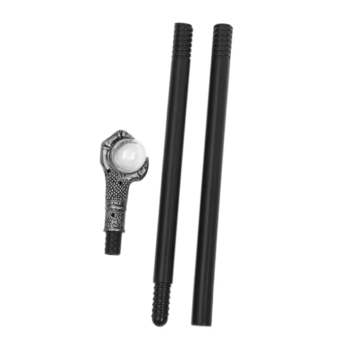 FOMIYES Halloween Cosplay Gehstock Requisite Punk Stil Krallenstab Kostüm Zubehör für Erwachsene Robuster Kunststoff Spazierstock Dekorativer Zauberstab für Halloween Party und von FOMIYES