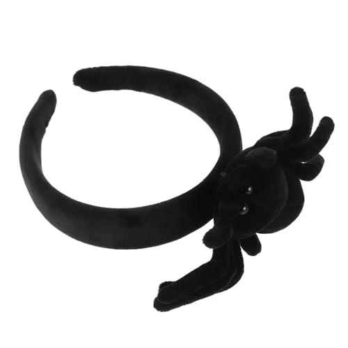 FOMIYES Halloween Haarreif mit Plüschspinne Einzigartiges Spinnen Wiederverwendbares Kopfschmuck Accessoire für Halloween Partys Kostümzubehör und Gruselige Themenveranstaltungen von FOMIYES