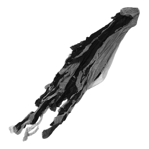 FOMIYES Halloween Halloween Umhang mit Kapuze aus Atmungsaktivem Gazestoff Gruseliger Reaper Cosplay Umhang für Erwachsene für Party und Cosplay Events von FOMIYES