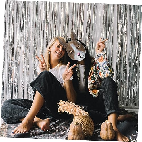 FOMIYES Halloween Kaninchenmaske Leicht Atmungsaktiv PU Material Lustige Cosplay Maske für Erwachsene Halloween Kostüm Party Zubehör FOMIYES Halloween Kaninchenmaske Leicht Atmungsaktiv PU Material Lustige Cosplay Maske für Erwachsene Halloween Kostüm Party Zubehör von FOMIYES
