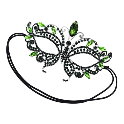 FOMIYES Halloween Maske Damen mit Strass Halbmaske für Karneval Maskenball Kostümparty und Fasching für Frauen und Besondere Anlässe FOMIYES Halloween Maske Damen mit Strass Halbmaske für Karneval Maskenball Kostümparty und Fasching für Frauen und Besondere Anlässe von FOMIYES