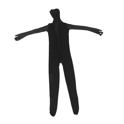 FOMIYES Halloween Ninja Cosplay Bodysuit Erwachsene Schwarz Elastischer Ganzkörperanzug Spandex für Bühne Party Unsichtbarer von FOMIYES