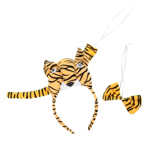 FOMIYES Halloween Tiger Kostüm mit Tigerohren und Fliege Stabiles Atmungsaktives Tierkostüm für Bühne Karneval Mottoparty und Verkleidungen FOMIYES Halloween Tiger Kostüm mit Tigerohren und Fliege Stabiles Atmungsaktives Tierkostüm für Bühne Karneval Mottoparty und Verkleidungen von FOMIYES