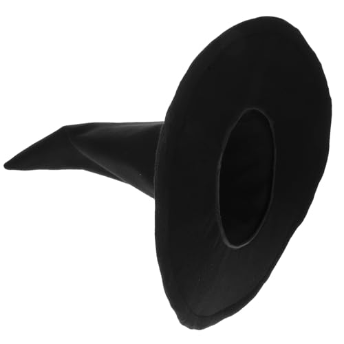 FOMIYES Hexenhut für Halloween-Partys – Schwarze Hexenkopfbedeckung für Erwachsene und Jugendliche, Halloween-Kostüm, Cosplay-Party, Maskerade, Karnevalsdekorationen von FOMIYES