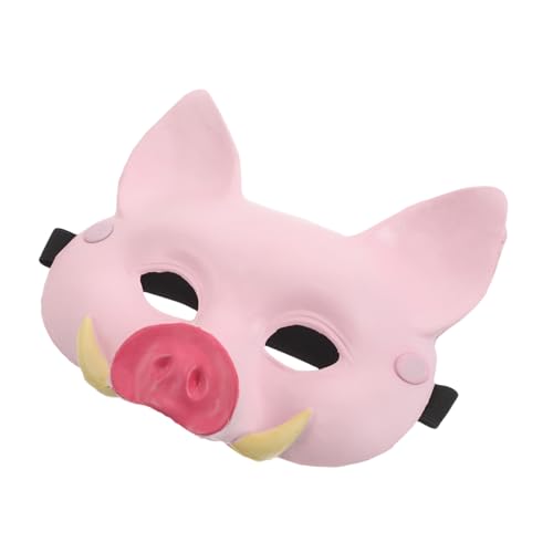 FOMIYES Kinder Schwein Cosplay Maske - Weiche Pu-schaum Tier Maskerade Maske Für Halloween Kostüme Zubehör Geburtstagsfeier Ankleide Spaß Rosa FOMIYES Kinder Schwein Cosplay Maske - Weiche Pu-schaum Tier Maskerade Maske Für Halloween Kostüme Zubehör Geburtstagsfeier Ankleide Spaß Rosa von FOMIYES