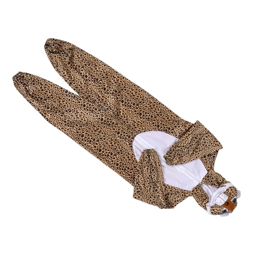 FOMIYES Kinderkostüme Babykostüm Tier Leopardenkostüm Tierkostüm Show Tieroverall Kinderkostüm Leopard Tierkostüm Leopardenoutfit Polyester Kaffee FOMIYES Kinderkostüme Babykostüm Tier Leopardenkostüm Tierkostüm Show Tieroverall Kinderkostüm Leopard Tierkostüm Leopardenoutfit Polyester Kaffee von FOMIYES