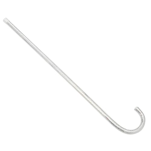FOMIYES Kindertanz-Requisiten Griff Tanzstock Kuhkostüm Viererstock Aufblasbare Instrumente Halloween-Requisite Tanzen Spazierstock Rohrspitze Gehstockkrücke Haken Silver PVC von FOMIYES