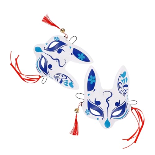 FOMIYES Kirschblütenfuchsmaske mit halbem Gesicht Fuchsmasken Sabito-Maske Halbmasken-Cosplay Maskerade Fuchsmaske Halloween-Fuchsmaske chinesische Halloween-Maske PVC FOMIYES Kirschblütenfuchsmaske mit halbem Gesicht Fuchsmasken Sabito-Maske Halbmasken-Cosplay Maskerade Fuchsmaske Halloween-Fuchsmaske chinesische Halloween-Maske PVC von FOMIYES