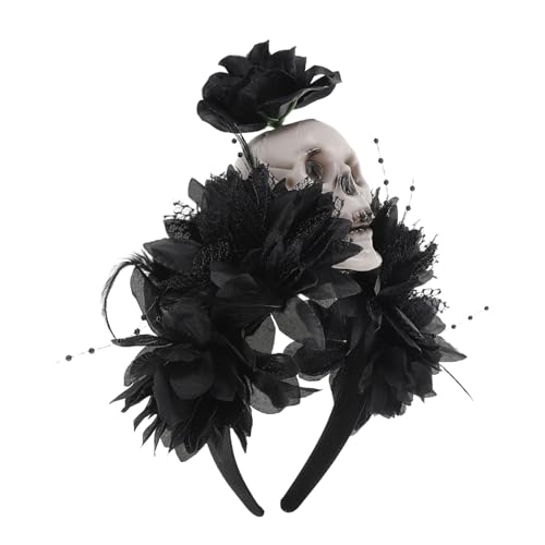 FOMIYES Kopfschmuck für Realistische Blumen und Schädel Designs für Halloween Cosplay und Themenpartys Leicht und Bequem im Tragen FOMIYES Kopfschmuck für Realistische Blumen und Schädel Designs für Halloween Cosplay und Themenpartys Leicht und Bequem im Tragen von FOMIYES