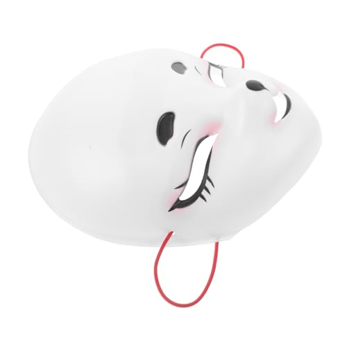 FOMIYES Kreative Maskerade Maske Kunststoff für Frauen Traditionelle Chinesische Party Gesichtsmaske für Halloween Hanfu Cosplay Diy Bemalung Lustiges Kostümzubehör für Erwachsene von FOMIYES