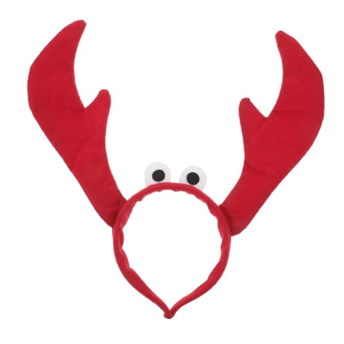 FOMIYES Lobster Haarreif mit Elastischem Design Hautfreundlich und Langlebig Dekoratives Meerestier Stirnband für Frauen und Teens für Halloween Cosplay und Partyfotos von FOMIYES