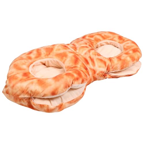 FOMIYES Lustige Doppel Peanut Mütze Kuschelspielzeug Kopfverkleidung für Plüsch Kostüm Partyhut für Karneval Halloween Fotoshooting und Faschingsspaß von FOMIYES