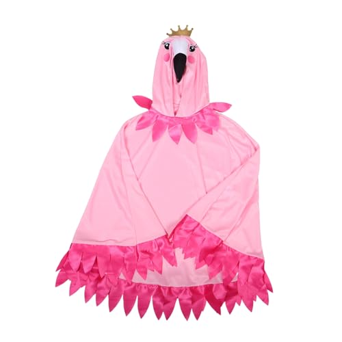 FOMIYES Lustige Flamingo-kostüm Erwachsene Kapuze-kap-unisex-tierprotokoll-kostüm Für Halloween-karnevals-kleidungsfeiern FOMIYES Lustige Flamingo-kostüm Erwachsene Kapuze-kap-unisex-tierprotokoll-kostüm Für Halloween-karnevals-kleidungsfeiern von FOMIYES