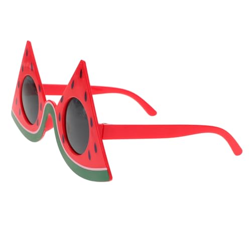 FOMIYES Lustige Wassermelonen Sonnenbrille für Erwachsene Tropische Hawaii Photo Props Bequeme Sommer Strand Party Brille Langlebiges Material Perfektes Frucht Kostüm Accessoire von FOMIYES