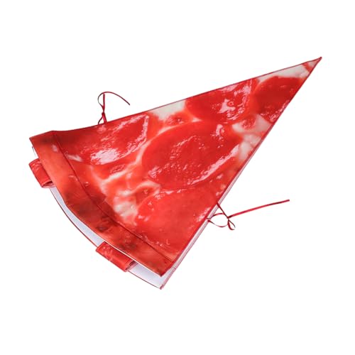 FOMIYES Lustiges und Bequemes Halloween Cosplay Outfit für Partys Realistisches Pizza Design für Feiern und Veranstaltungen Einfach zu Reinigen und Wiederverwendbar von FOMIYES