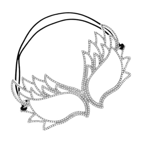FOMIYES Maske für Frauen mit Strass Halbmaske für Halloween und Maskerade Luxuriöses Kostüm Accessoire für Karneval Hochzeiten und Cosplay Partys FOMIYES Maske für Frauen mit Strass Halbmaske für Halloween und Maskerade Luxuriöses Kostüm Accessoire für Karneval Hochzeiten und Cosplay Partys von FOMIYES