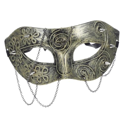 FOMIYES Mechanische Maskerade Maske mit Kette für Männer und Frauen für Halloween Karneval und Cosplay Veranstaltungen von FOMIYES
