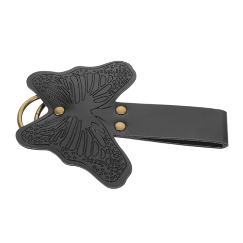 FOMIYES Medieval Gürtel Zubehör Frauen PU Schmetterling-Form Taillenband Clip für Renaissance Cosplay Bühnenoutfits und Viking Kostüme von FOMIYES
